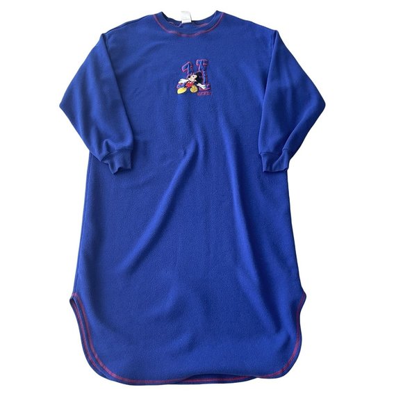 Disney Micky Unlimited Mickey Mouse LS Fleece Sleep Shirt, Size 1X - Picture 1 of 6